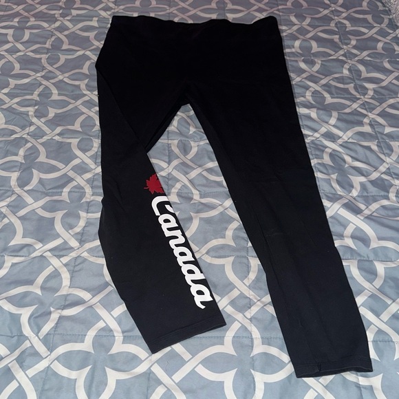 Canadiana | Women’s Size XXL | Black Jersey Knit Leggings | EUC - Picture 4 of 6